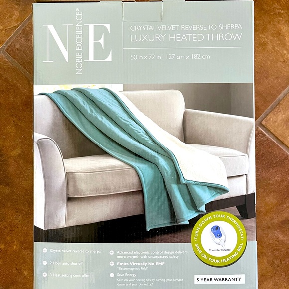 Bedding Nobel Excellence Reverse Crystal Velvet Sherpa Heating